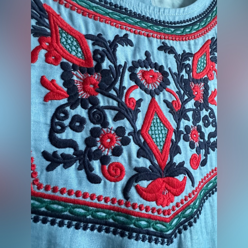 NWT Boutique Embroidered Dress L - Picture 5 of 7